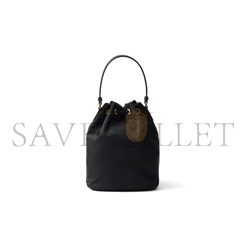 PRADA DUET RE-NYLON BUCKET BAG 1BH038 (22.5*17.5*12cm) PRADA DUET RE-NYLON BUCKET BAG 1BH038 (22.5*17.5*12cm)